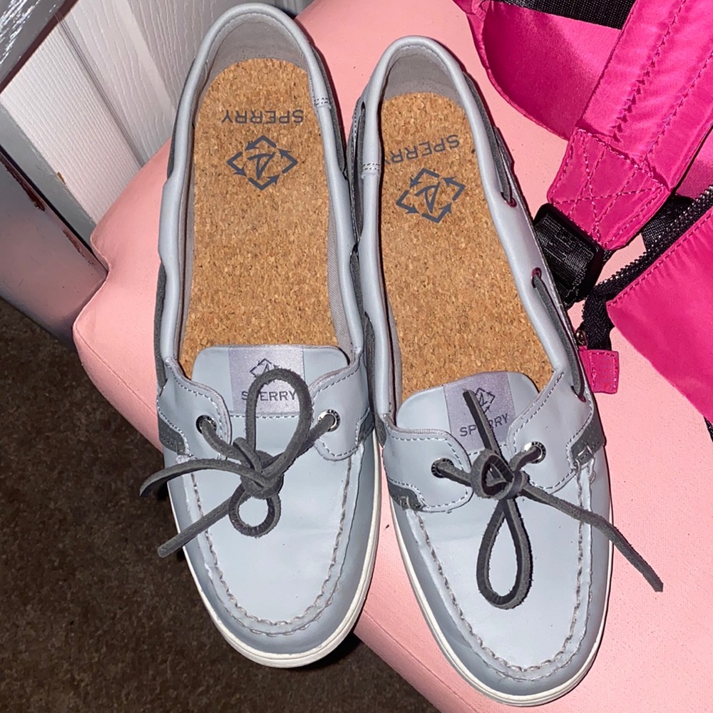 SPERRY GREY SIZE 10